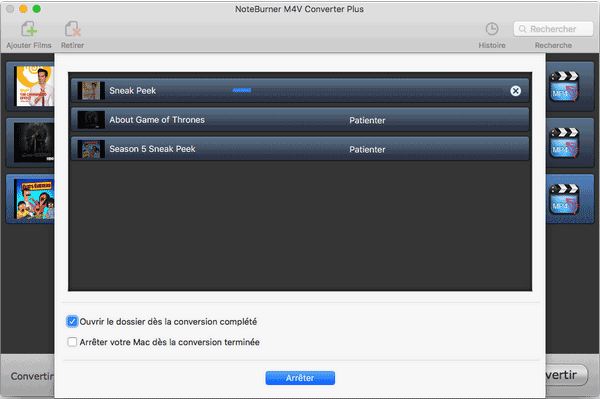  Convertir iTunes M4V films à Chromecast